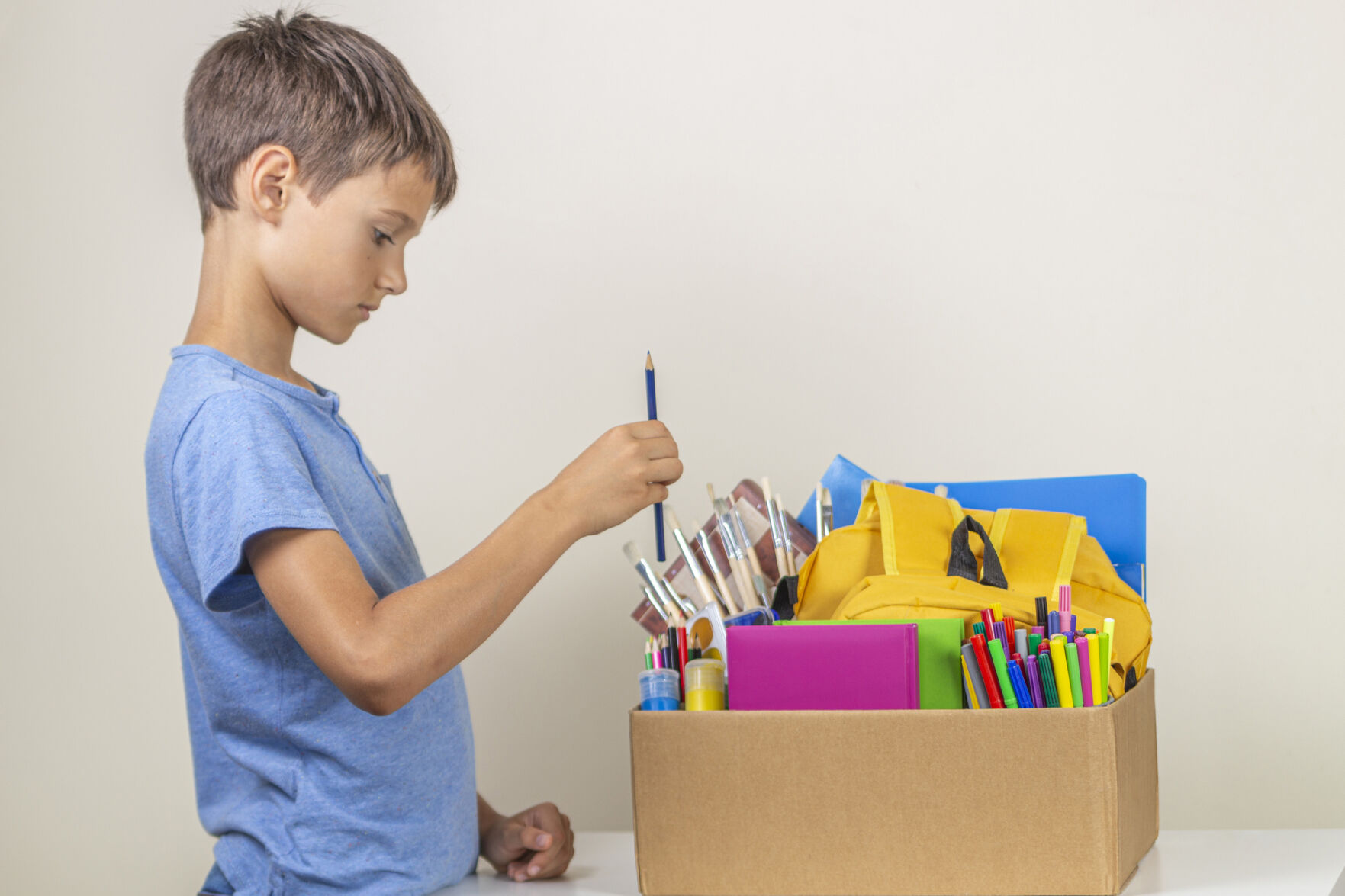 Organize their supplies